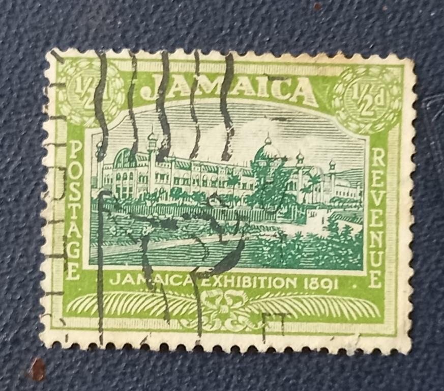 Ямайка 1920 год Ямайская выставка 1891 г. Георг V  Гаш