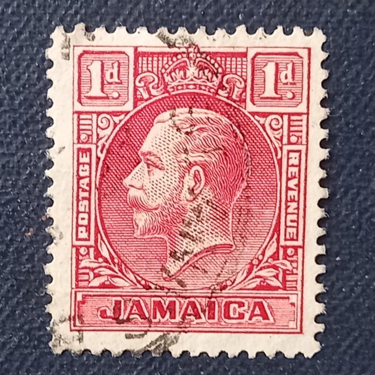 Ямайка 1929 год Стандарт Король Георг V  Гаш