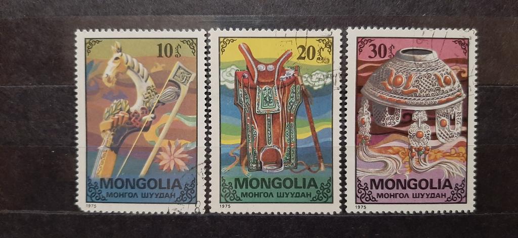Монголия искусство народные промыслы 1975 гашёная