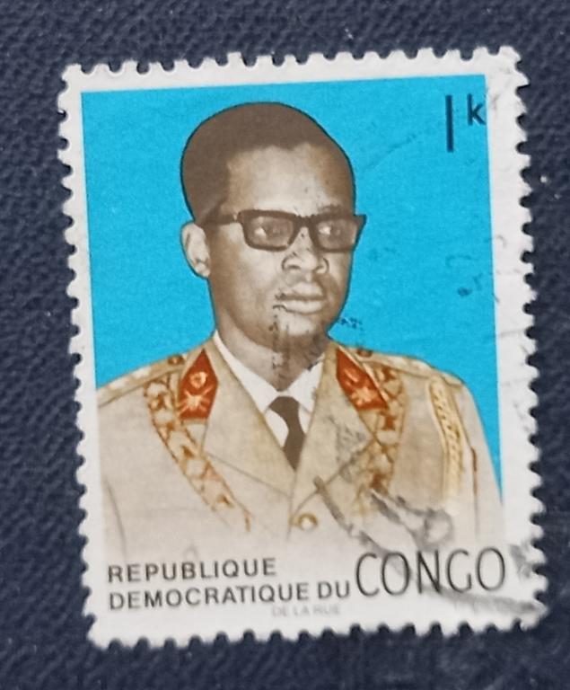 Конго - Киншаса Заир 1969 год Президент Мобуту Гаш