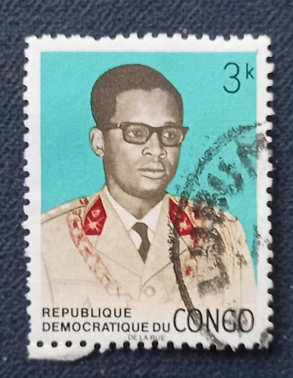 Конго - Киншаса Заир 1969 год Президент Мобуту Гаш