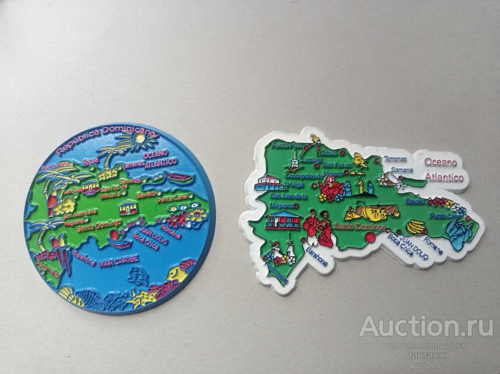 Магнит на холодильник Доминикана цена за штуку на выбор