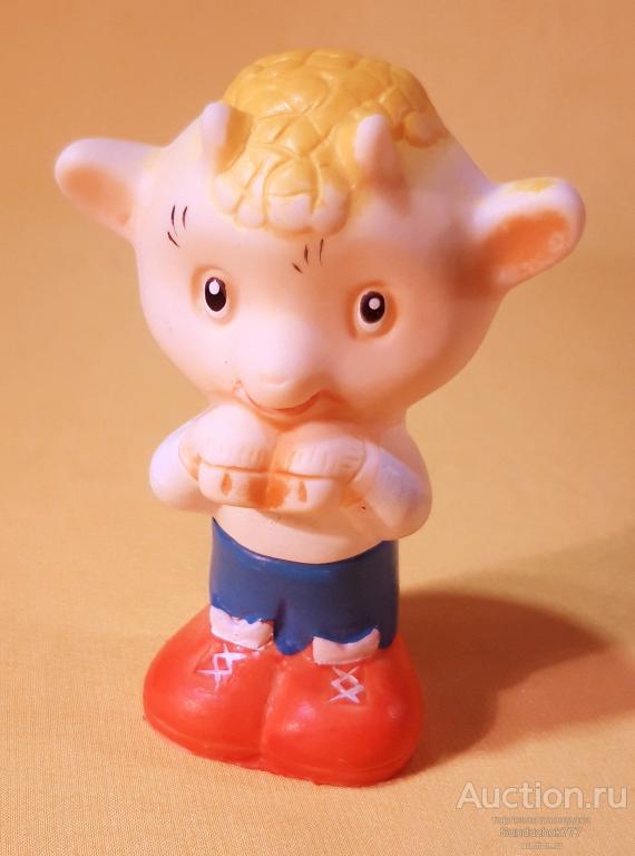 "Козлик. Козлёнок" Игрушка для ванной. Резина. ПВХ. 10,3 см. Не частый.