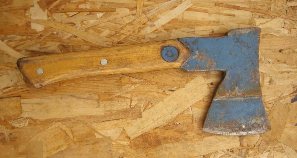 Топорик  топор стальной фултанг СССР 1980е гг вес 900 гр