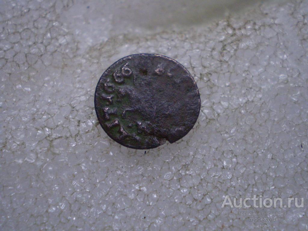 Литовский солид 1666 года. 1