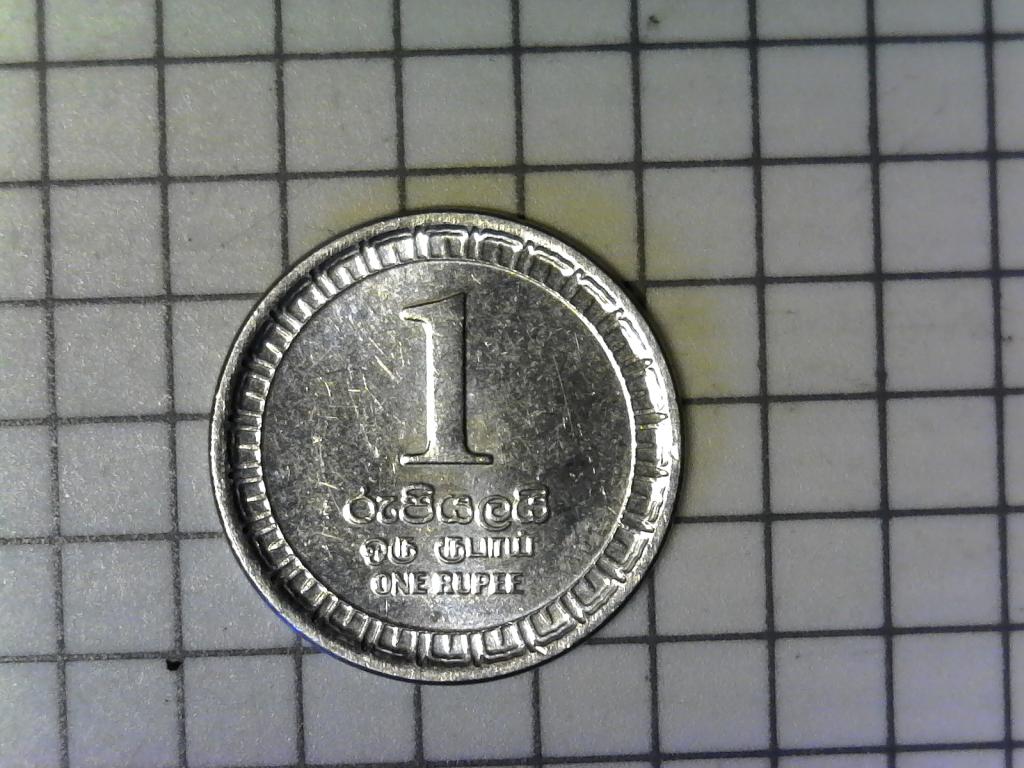 1 рупия 2017г., Шри-Ланка, оригинал, хорошее состояние, №2426