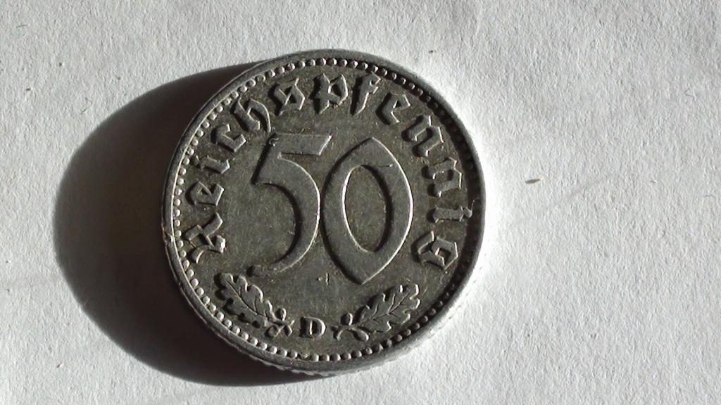 50 пфеннигов 1941 D Германия 3-рейх
