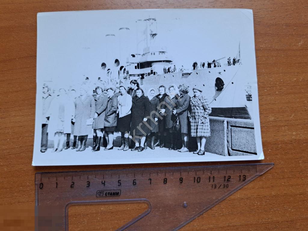 Фотография.  Ленинград. Крейсер Аврора. Экскурсия К915 