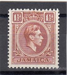 JAMAICA ЯМАЙКА Георг VI 1938 № 122в Сост** MNH RRR!!!