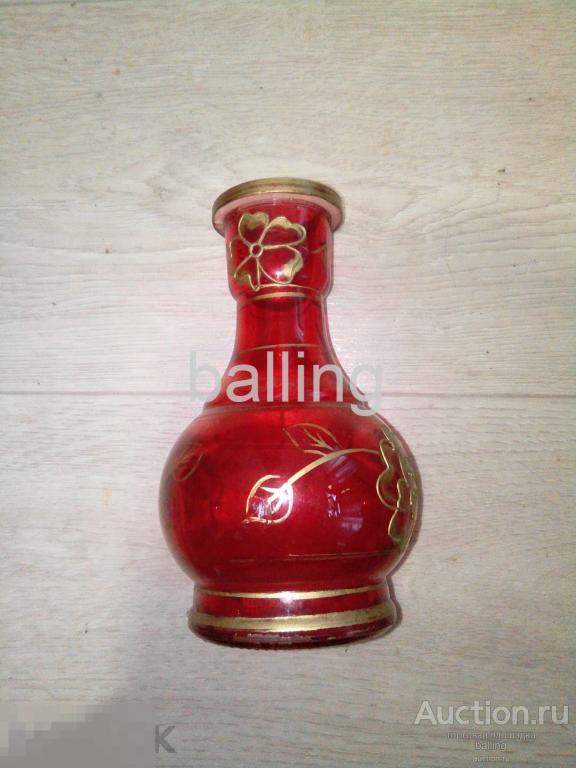 ВАЗА   цветное СТЕКЛО колба для кальяна 