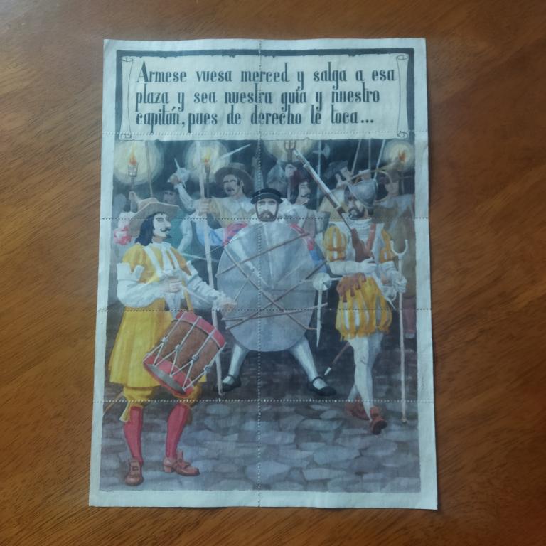 Талоны ( купоны) на питание с перфорацией. Испания. Дон Кихот.