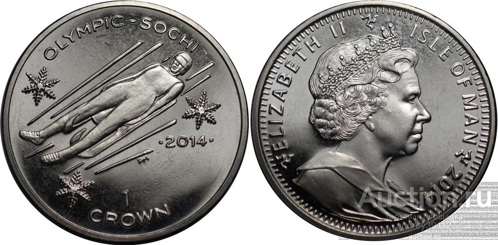 Остров Мэн Крона 2014 (арт 9566)