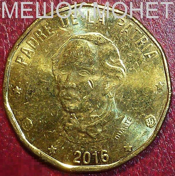 Доминикана 1 песо 2016 года. 