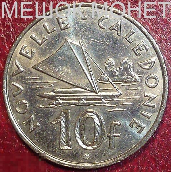 Новая Каледония 10 франков 2010 года. 