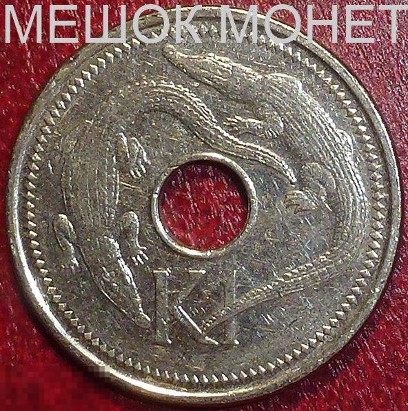 Папуа - Новая Гвинея 1 кина 2010 года. 