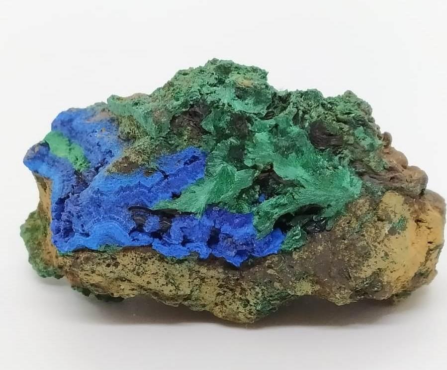 Азурит с малахитом на породе 75 мм * 40 мм * 30 мм