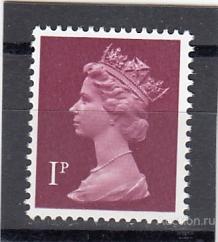 ВЕЛИКОБРИТАНИЯ  Королева  Стандарт № 562  1971  Сост** MNH