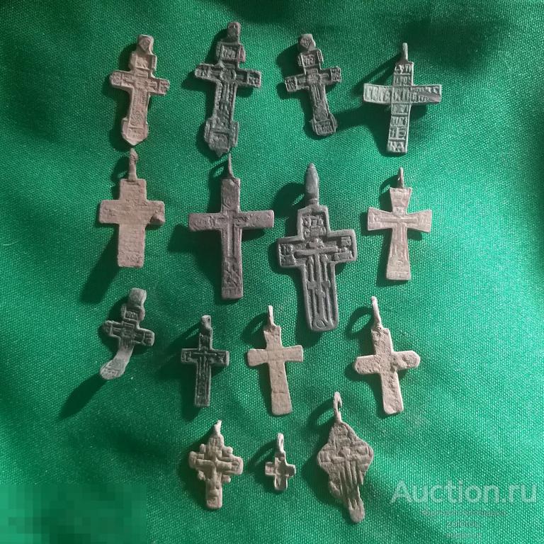 Кресты, Империя, много, бронза, редкие и не очень