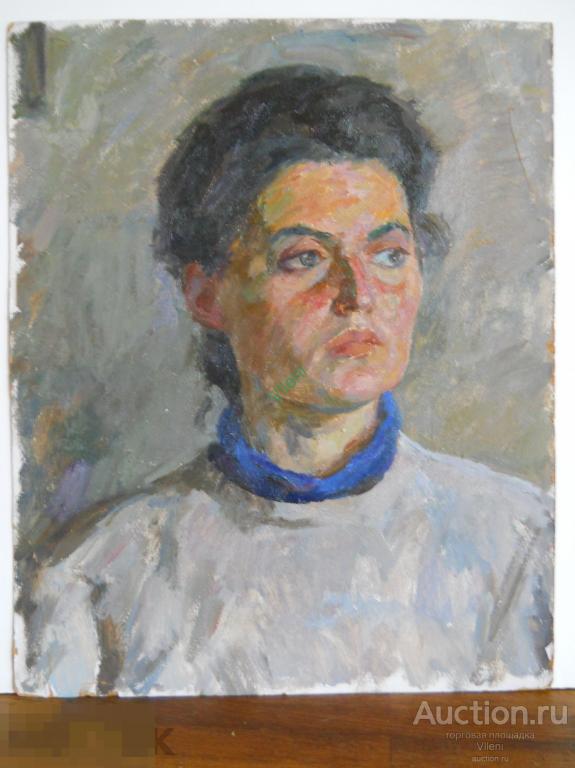 Ленивцев В. А. (1927-2019) Портрет Софьи Апшиной 