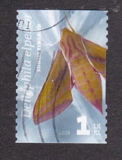 Финляндия 2008 Фауна Бабочка (6444)