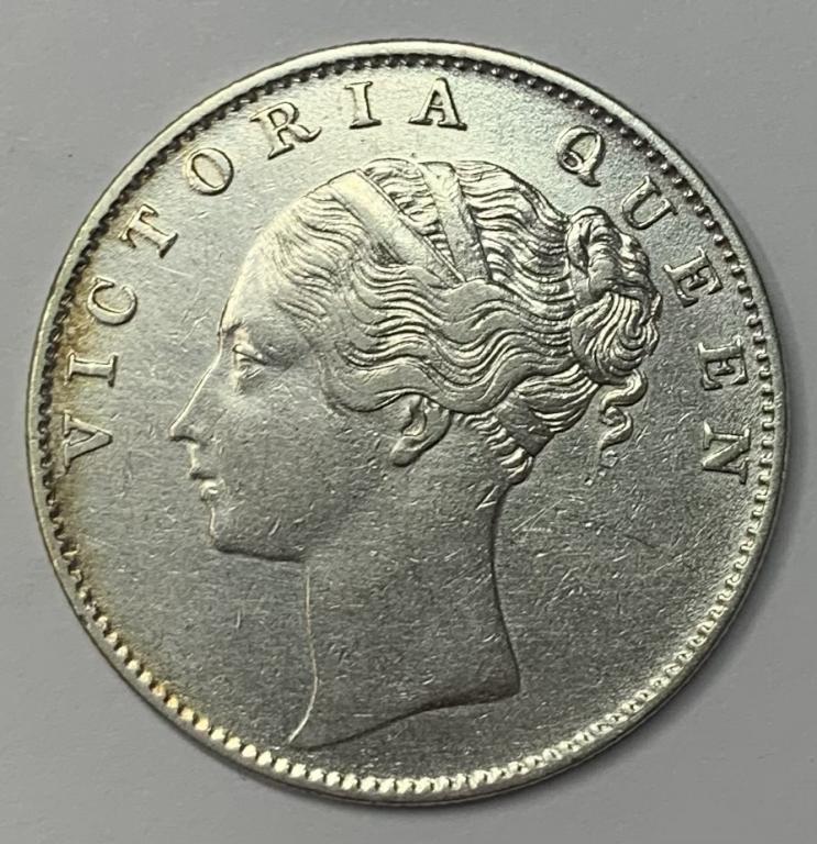 1 рупия 1840 года Британская Индия Виктория