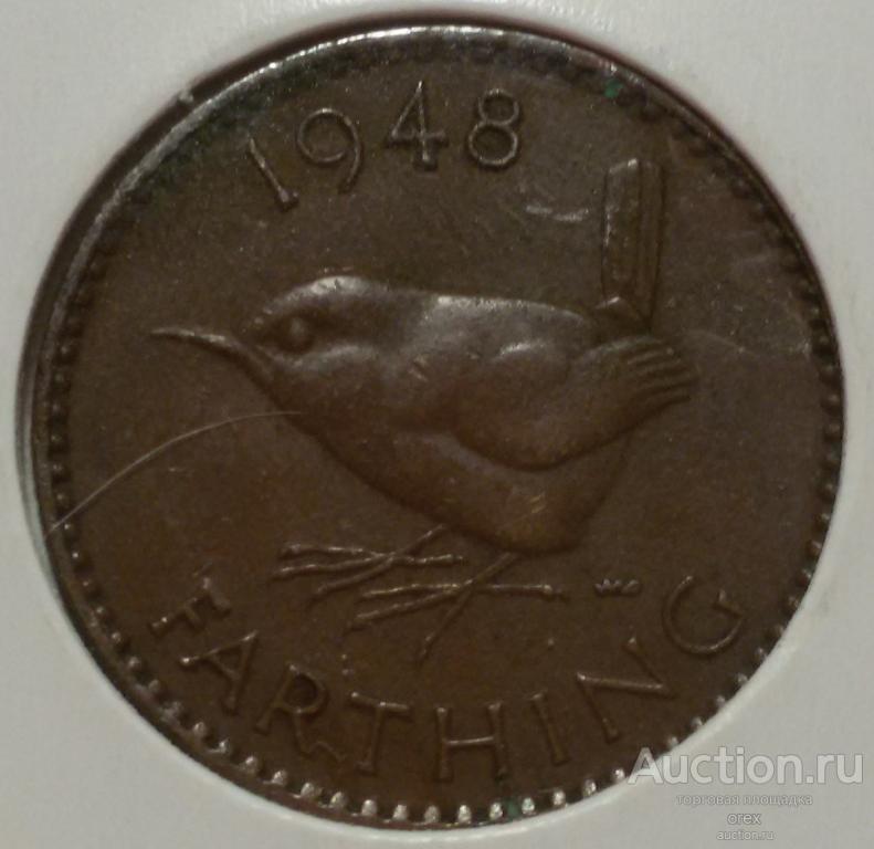 1 фартинг 1948 Великобритания (холдер)