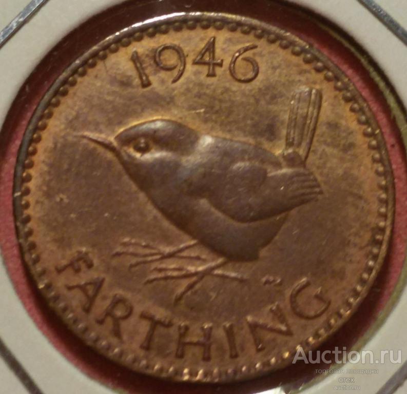 1 фартинг 1946 Великобритания (холдер)