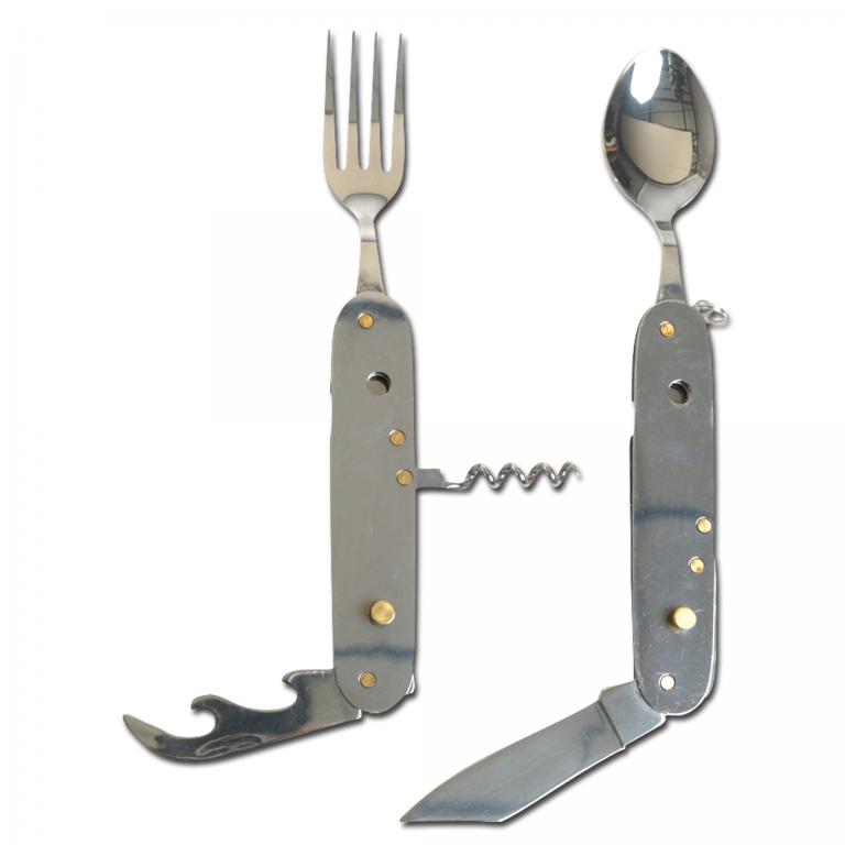 Набор столовый карманный 6 в 1 Mil-Tec