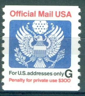 США  1994,г.  служебная марка  негашеная**