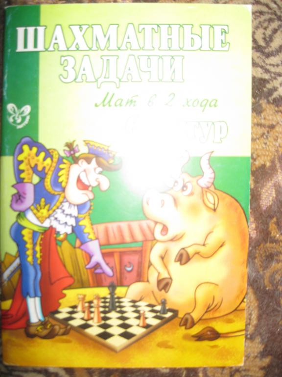 ШАХМАТНЫЕ ЗАДАЧИ.Мат в 2 хода.Новая! ДЁШЕВО !!!