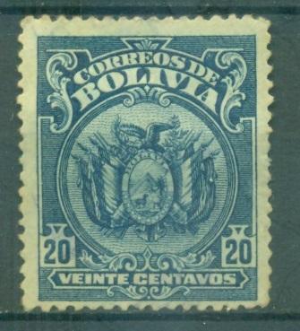 Боливия 1919 г. стандарт Герб негашеная* ЧБК