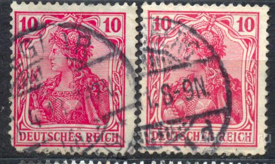 Германия СТАНДАРТ АЛЛЕГОРИЯ КЛАССИКА оттенки бумага разные выпуски