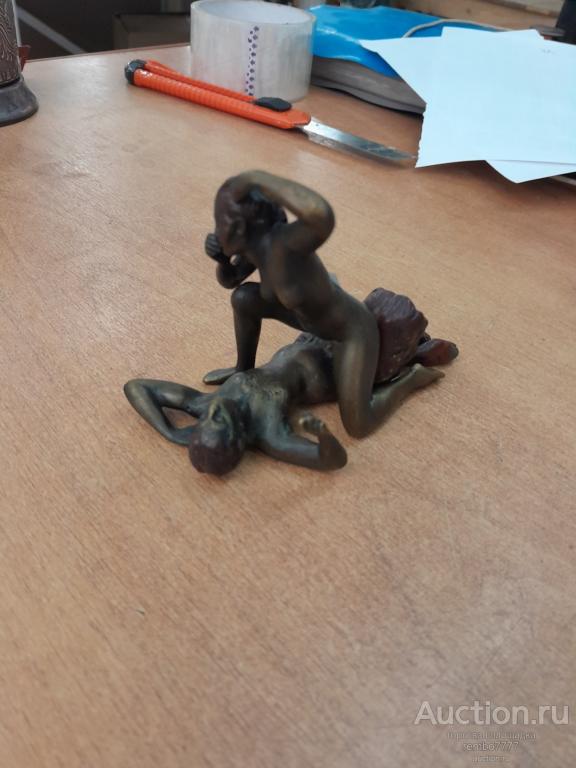 девушка модерн бронза.европа 8см. венка венская сатир нимфа обольщение