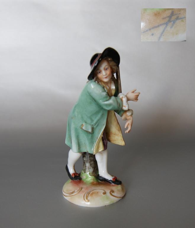 Пастушок Meissen Германия  клеймо синим