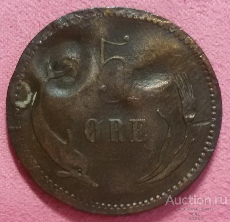 5 эре 1904 Дания (холдер)
