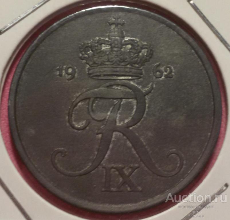 5 эре 1962 Дания (холдер)