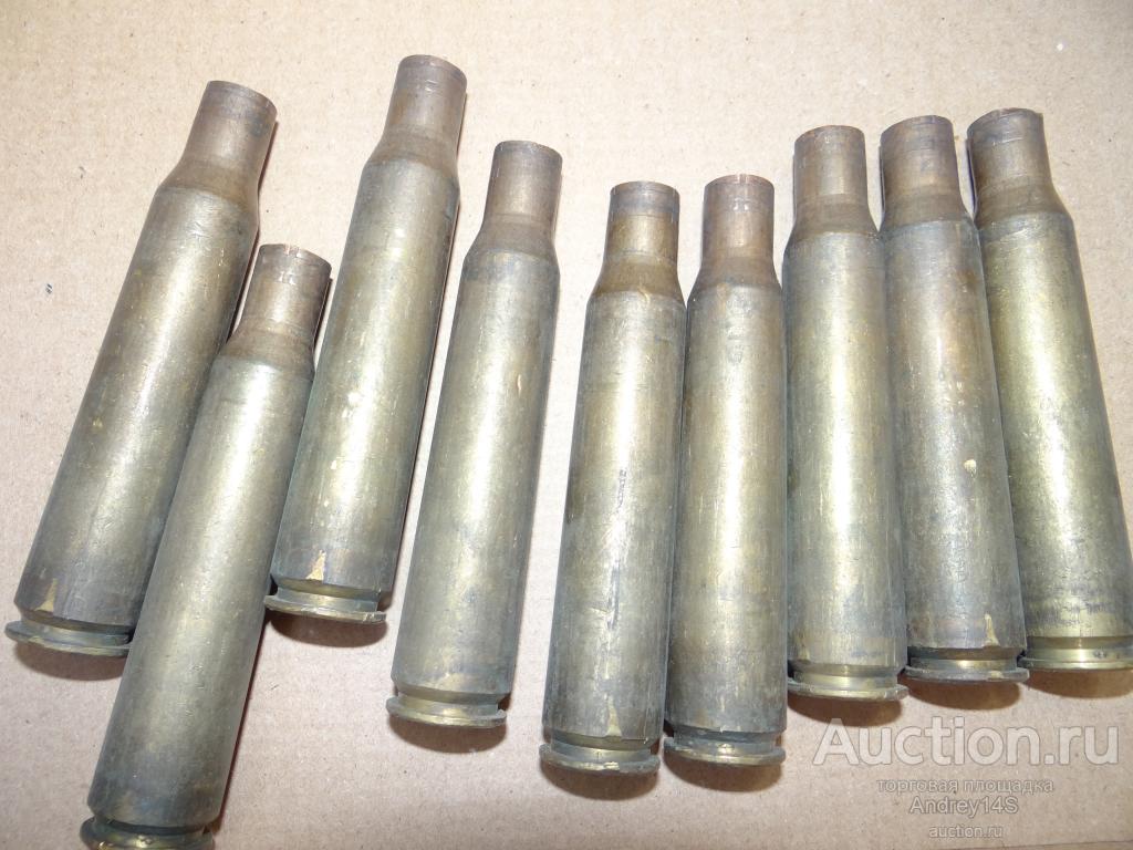 Гильза стреляная 12,7-мм Корд НСВ НСВТ латунь