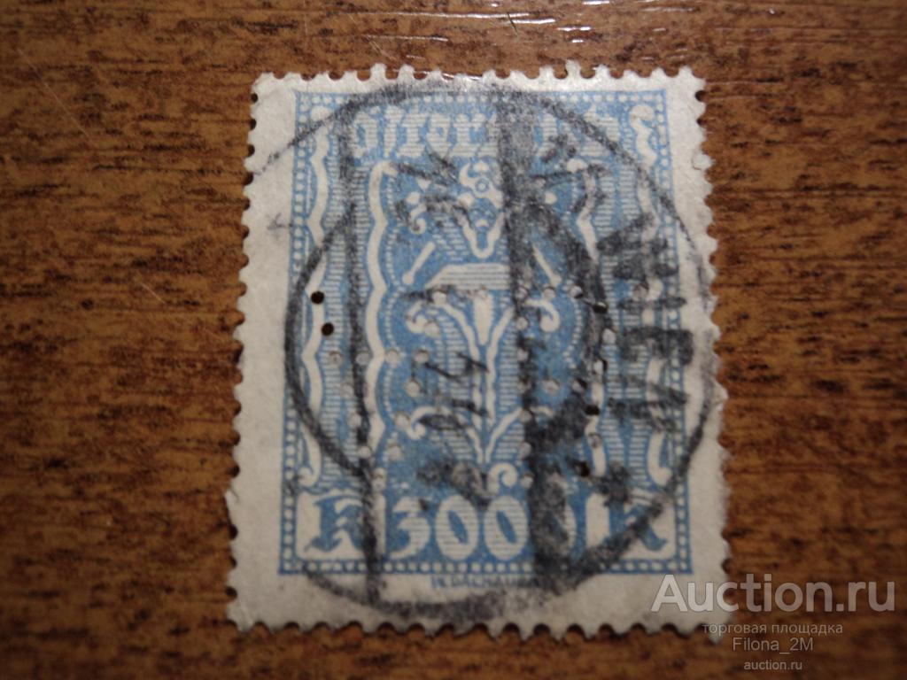 Марки.Австрия.1923 г.Стандарт. Mi.№ 396.