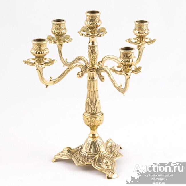 Канделябр на 5 свечей БУТОН AL-80-328