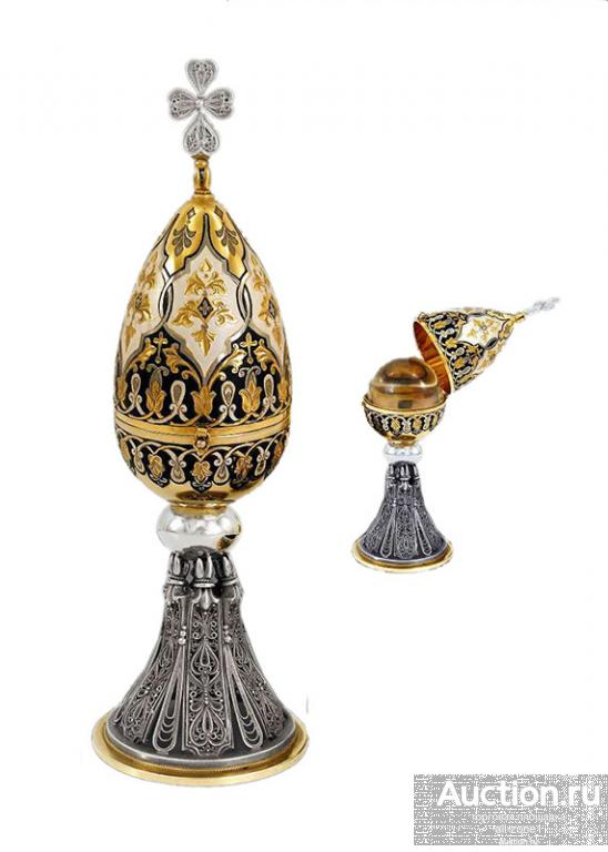 Яйцо пасхальное с филигранью 039