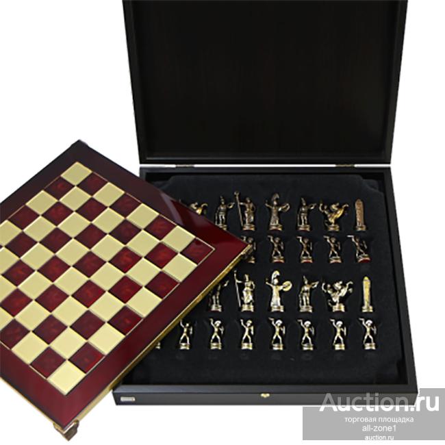 Шахматы подарочные РЕНЕССАНС MP-S-9-C-36-RED