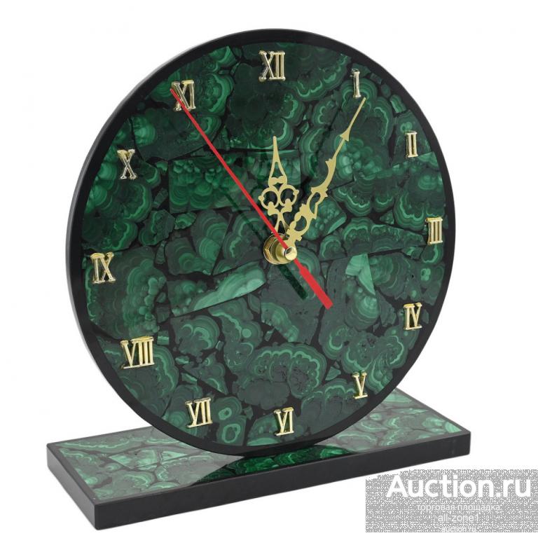 Часы настольные из малахита AZRK-3200545