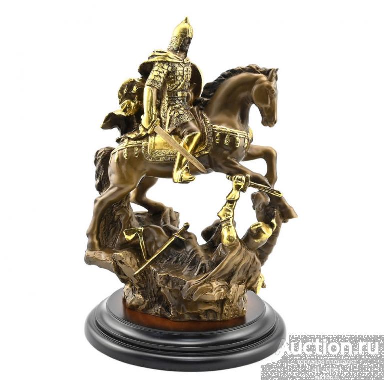 Скульптура из полистоуна под бронзу АЛЕКСАНДР НЕВСКИЙ AZRK-1308903