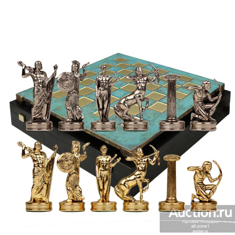 Шахматы сувенирные ГРЕЧЕСКАЯ МИФОЛОГИЯ MP-S-5-36-TIR