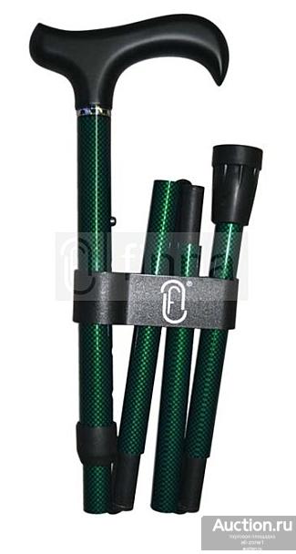 Трость складная КАРБОН ЗЕЛЁНЫЙ 41251