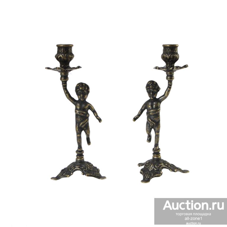 Подсвечники АНГЕЛЫ (пара) AL-80-325-ANT