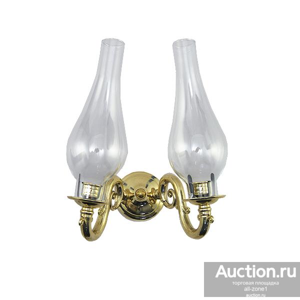 Подсвечник настенный ламповый на 2 свечи AL-80-461-A