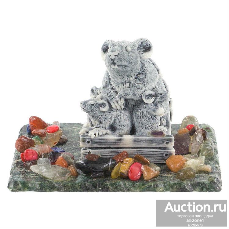 Сувенир КРЫСА С КРЫСЯТАМИ AZY-120250