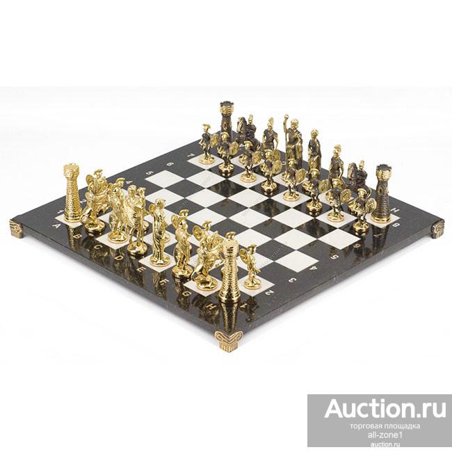 Шахматы подарочные из камня РИМ AZY-7814