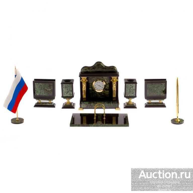 Настольный письменный набор из нефрита КАРИАТИДА AZY-125889